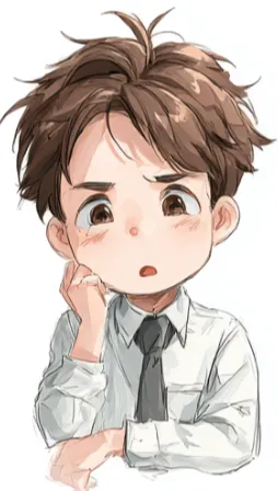 困惑するリアルくん