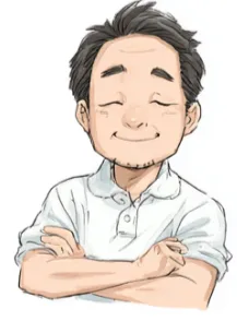 部下の報告に微笑むやなもと室長