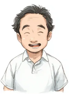 楽しそうに笑うやなもと室長